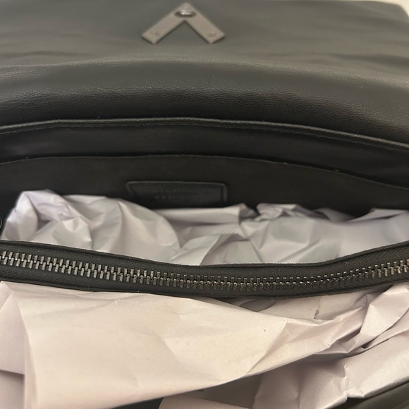 VALENTINO ORLANDI Black Quilted Bag Purse Metal Chain Shoulder Strap MSRP $279 - Picture 7 of 9